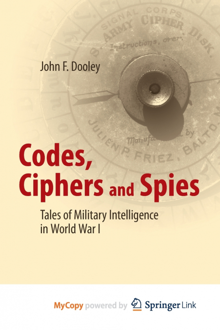 Codes, Ciphers and Spies