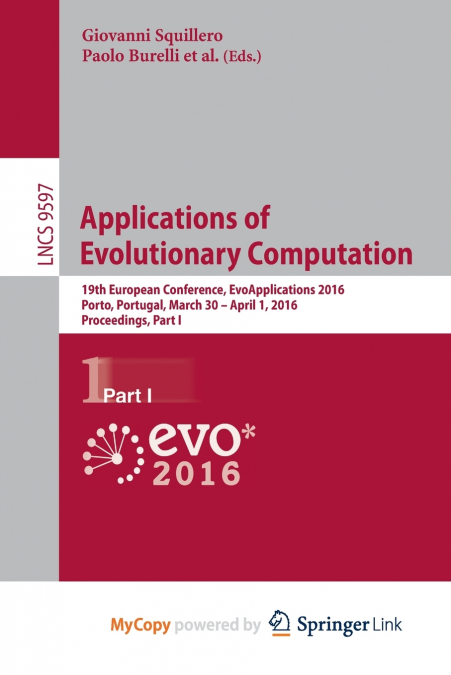 Applications of Evolutionary Computation
