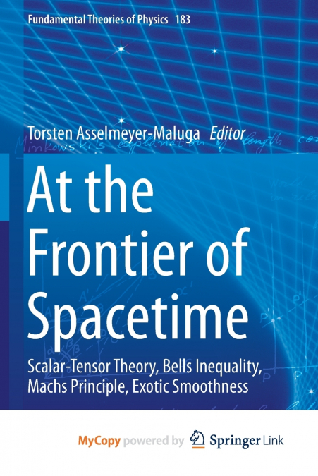 At the Frontier of Spacetime