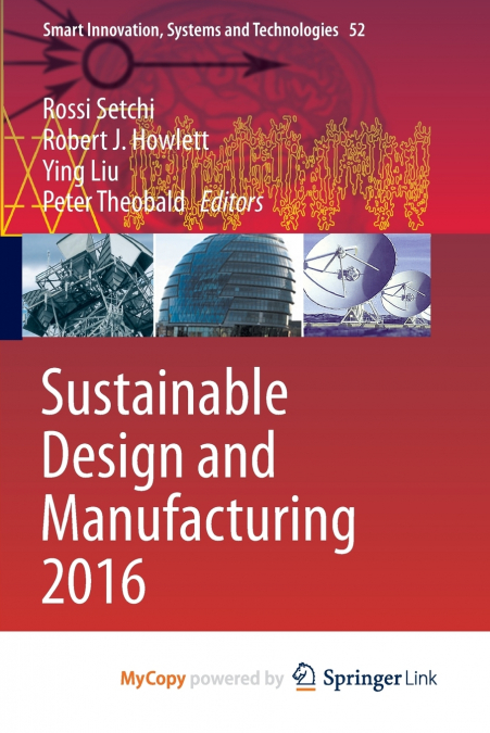 Sustainable Design and Manufacturing 2016