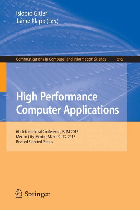 High Performance Computer Applications