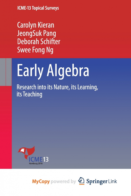 Early Algebra