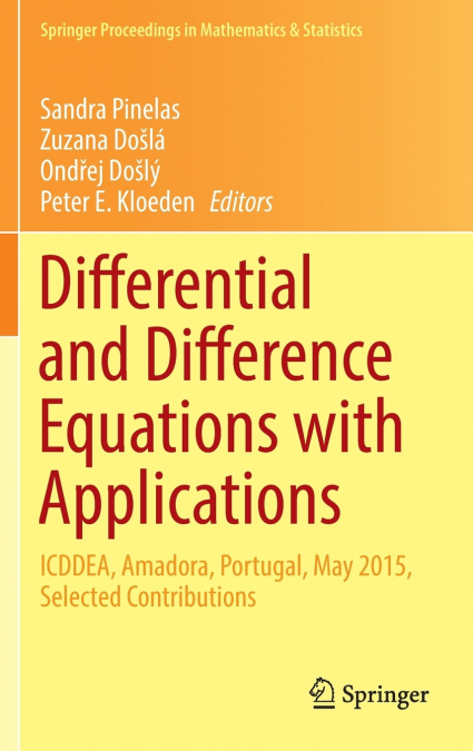 Differential and Difference Equations with Applications