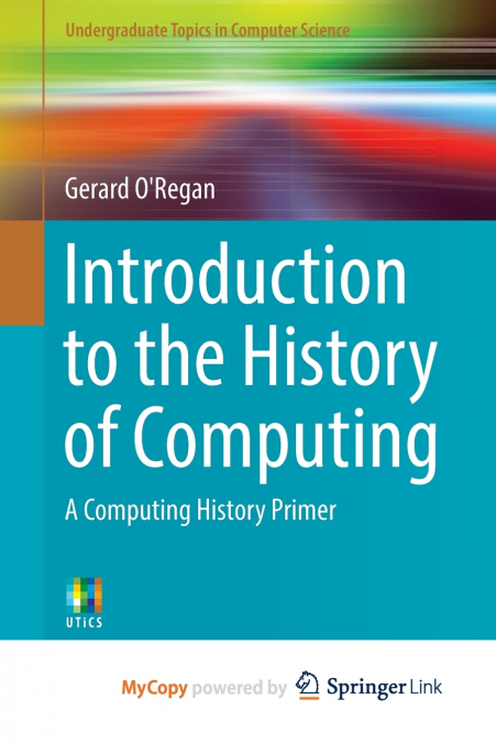 Introduction to the History of Computing