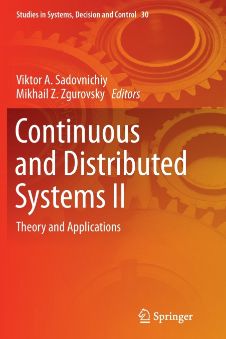 Continuous and Distributed Systems II