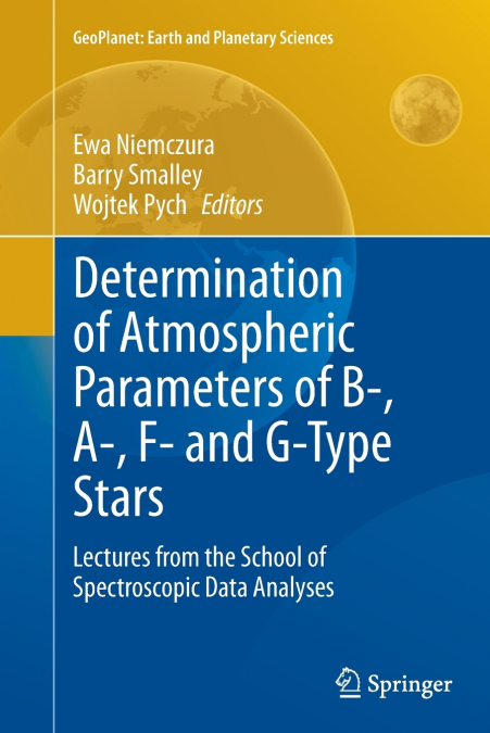 Determination of Atmospheric Parameters of B-, A-, F- and G-Type Stars