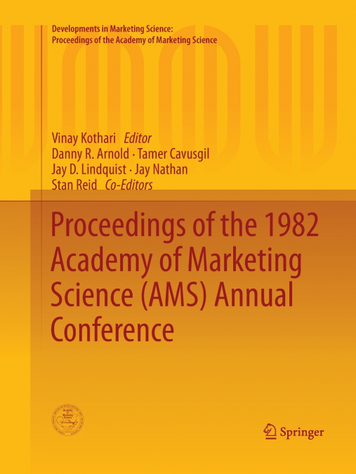 Proceedings of the 1982 Academy of Marketing Science (AMS) Annual Conference