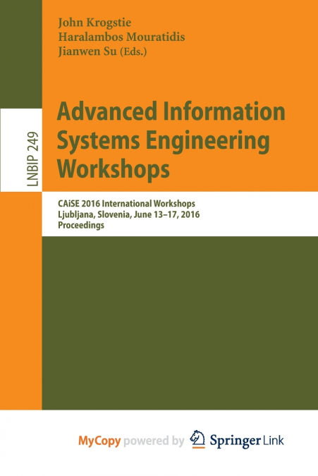 Advanced Information Systems Engineering Workshops