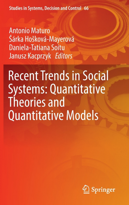 Recent Trends in Social Systems