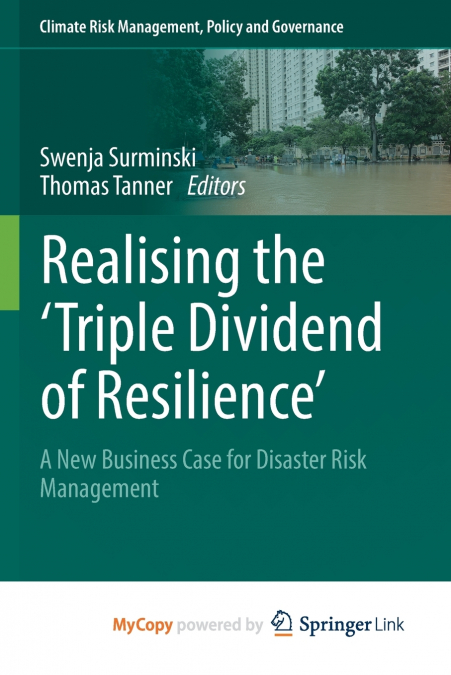 Realising the ’Triple Dividend of Resilience’