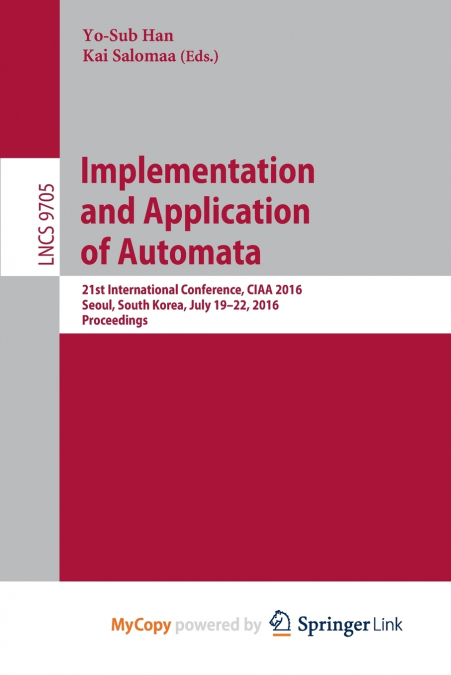 Implementation and Application of Automata