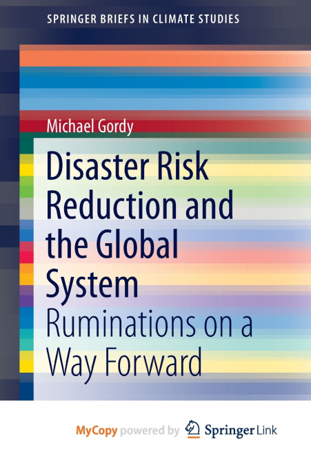 Disaster Risk Reduction and the Global System