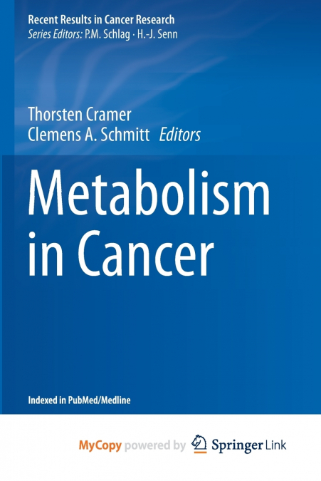 Metabolism in Cancer