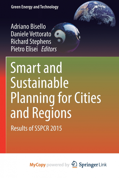 Smart and Sustainable Planning for Cities and Regions