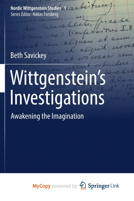 Wittgenstein’s Investigations