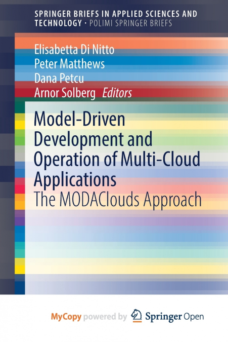 Model-Driven Development and Operation of Multi-Cloud Applications