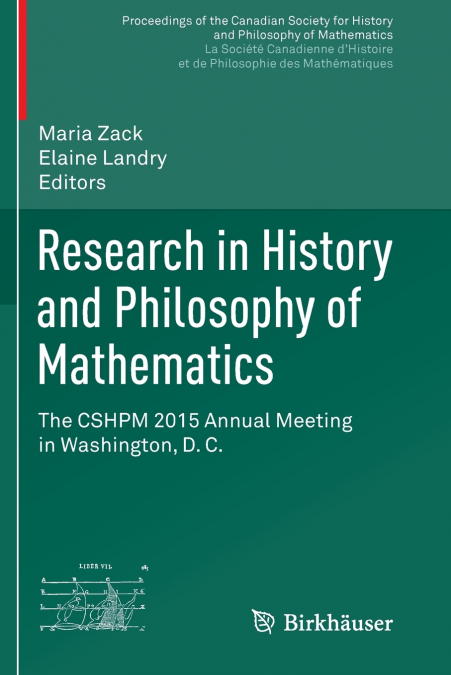 Research in History and Philosophy of Mathematics