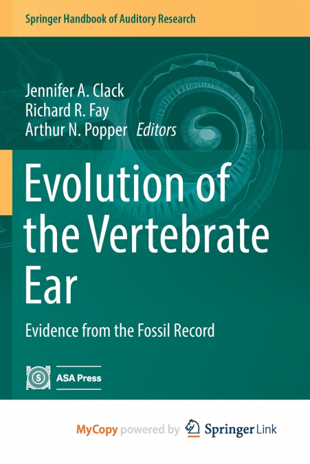 Evolution of the Vertebrate Ear