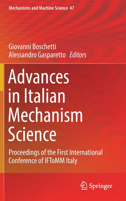Advances in Italian Mechanism Science