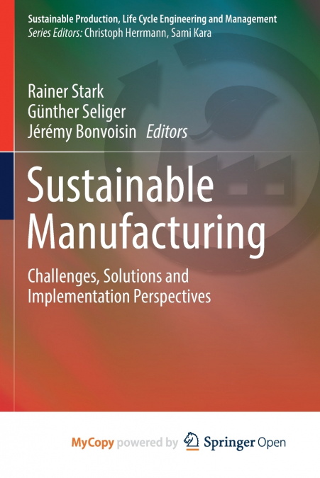 Sustainable Manufacturing