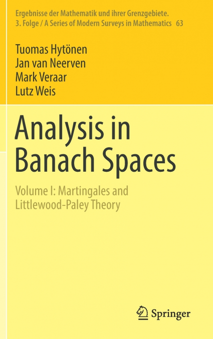 Analysis in Banach Spaces