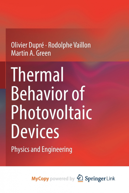 Thermal Behavior of Photovoltaic Devices