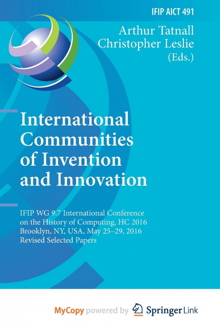 International Communities of Invention and Innovation