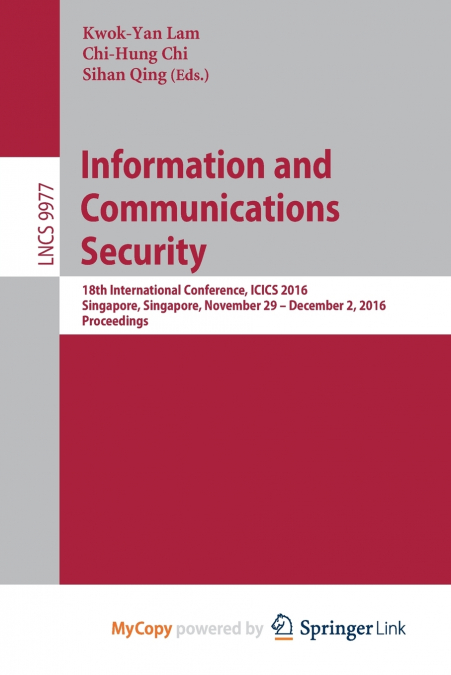 Information and Communications Security