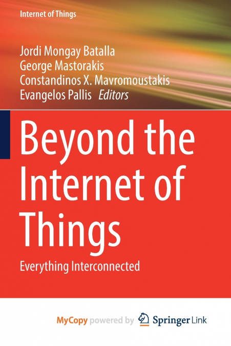Beyond the Internet of Things