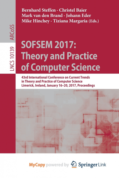 SOFSEM 2017