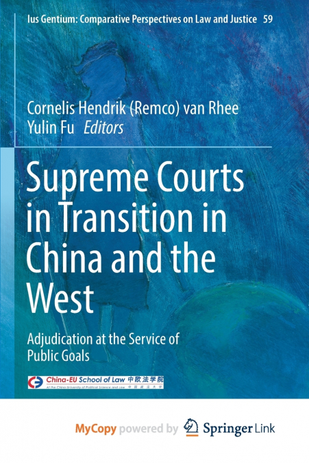Supreme Courts in Transition in China and the West