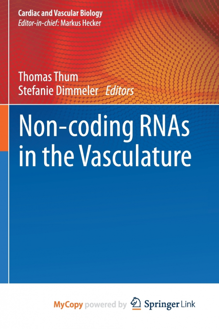 Non-coding RNAs in the Vasculature