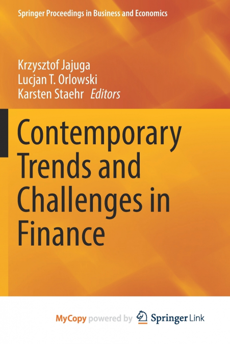 Contemporary Trends and Challenges in Finance