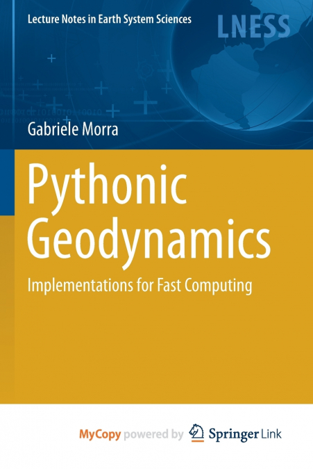 Pythonic Geodynamics