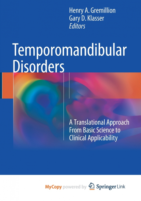 Temporomandibular Disorders