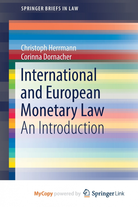 International and European Monetary Law