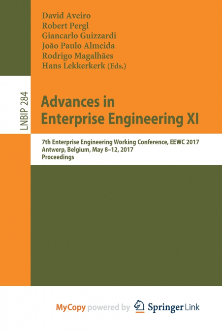 Advances in Enterprise Engineering XI