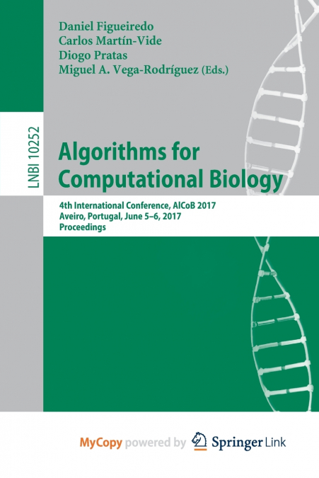 Algorithms for Computational Biology