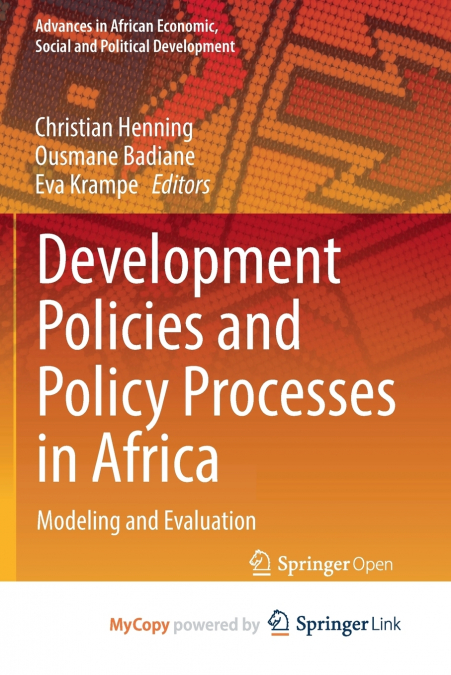 Development Policies and Policy Processes in Africa