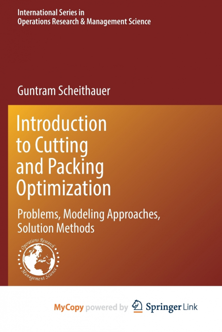 Introduction to Cutting and Packing Optimization