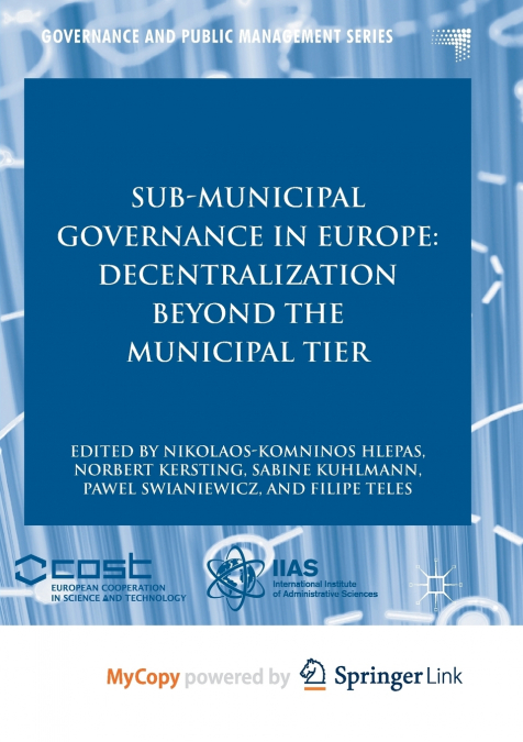 Sub-Municipal Governance in Europe