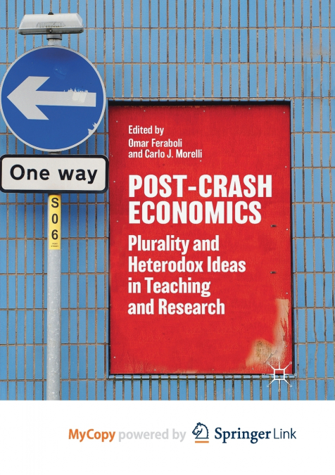 Post-Crash Economics
