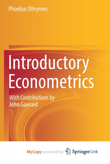 Introductory Econometrics