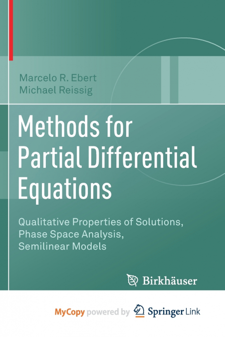 Methods for Partial Differential Equations