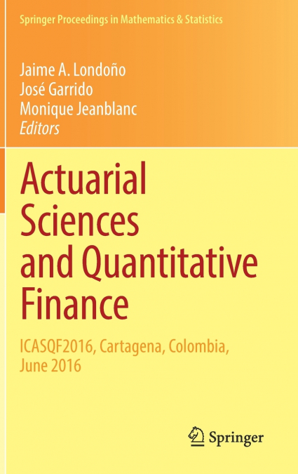 Actuarial Sciences and Quantitative Finance