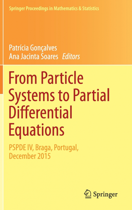 From Particle Systems to Partial Differential Equations