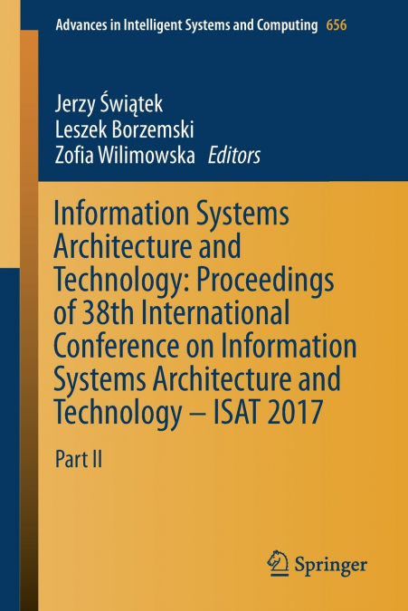 Information Systems Architecture and Technology