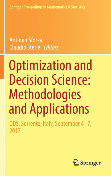 Optimization and Decision Science