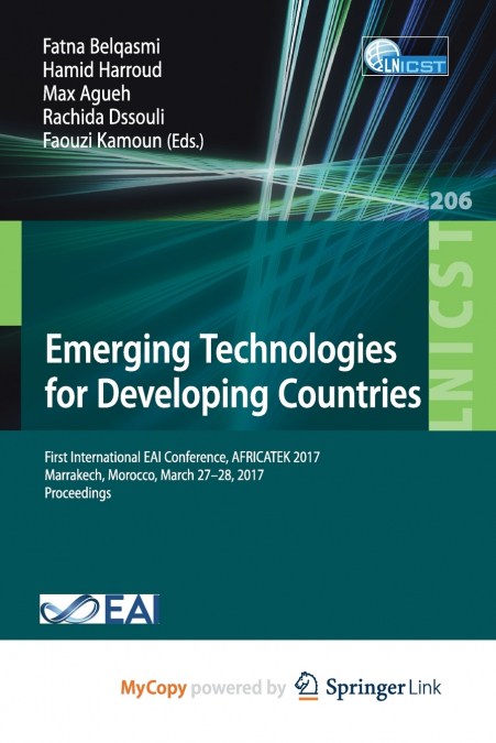 Emerging Technologies for Developing Countries