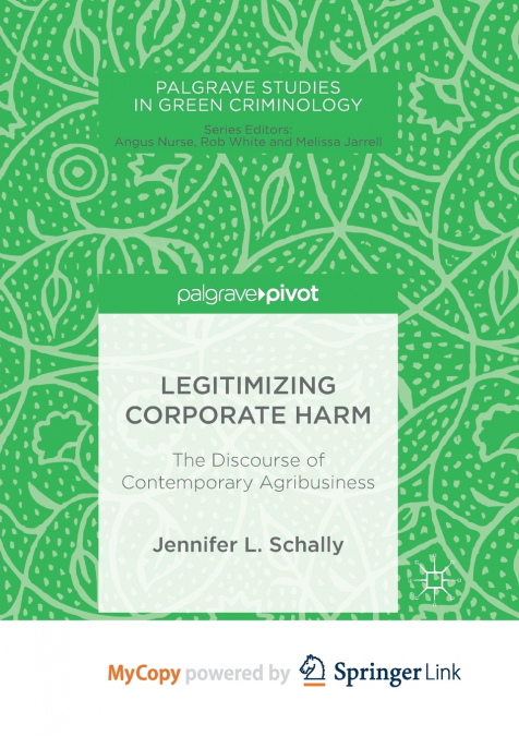 Legitimizing Corporate Harm